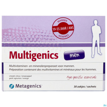 Multigenics men    pdr sach  30 7286  metagenics