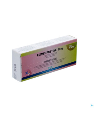 Exemestane teva 25 mg comp pell 30 x 25 mg