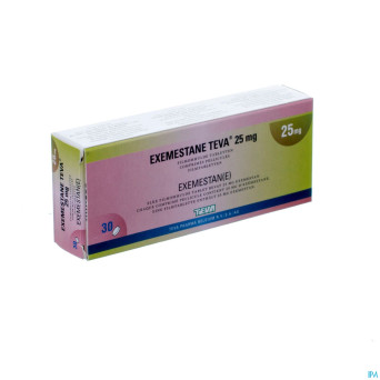 Exemestane teva 25 mg comp pell 30 x 25 mg