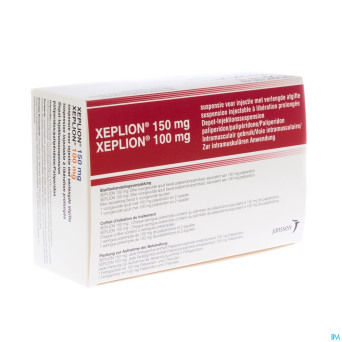 Xeplion 150mg+100mg sus inj lib pr 2 ser prer+4aig