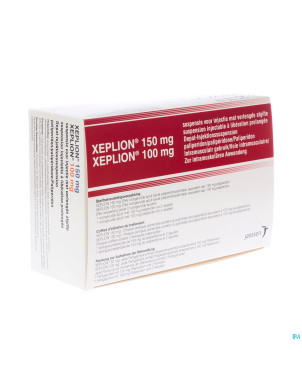 Xeplion 150mg+100mg sus inj lib pr 2 ser prer+4aig