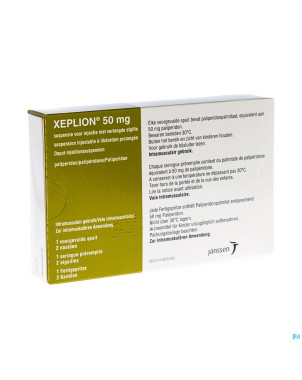 Xeplion  50mg susp inj liber.prol. 1 ser prer+2aig
