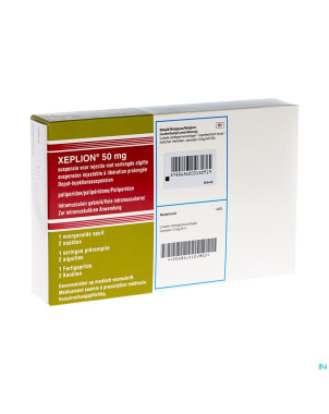 Xeplion  50mg susp inj liber.prol. 1 ser prer+2aig