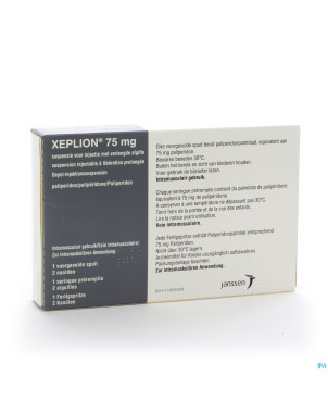 Xeplion  75mg susp inj liber.prol. 1 ser prer+2aig