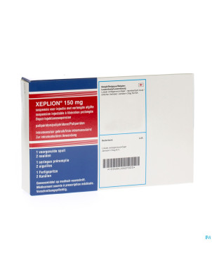 Xeplion 150mg susp inj liber.prol.1 ser prer+2aig