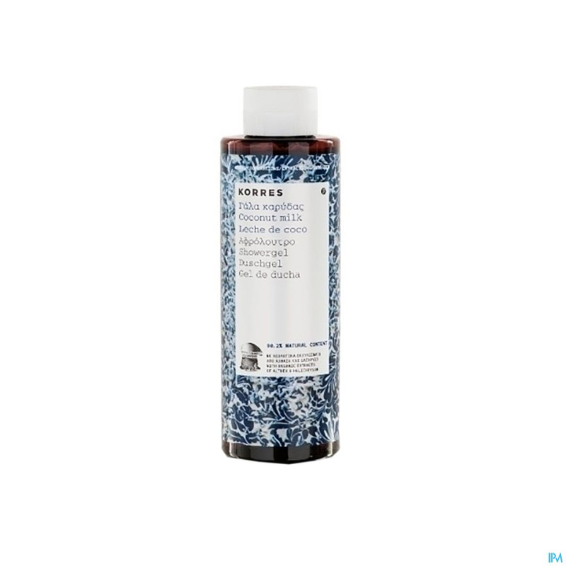 Korres kb gel douche lait de coco    250ml