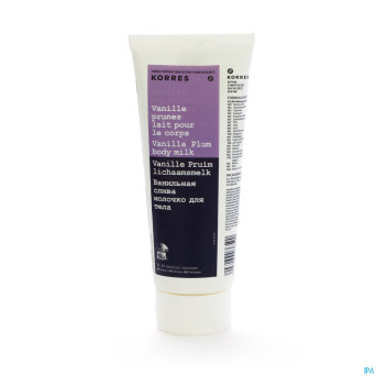 Korres lait corps vanille-prunes  250ml