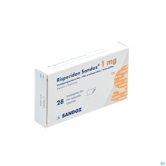 Risperidon sandoz film oro disper  28 x 1 mg