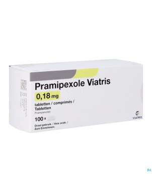 Pramipexole viatris 0,18mg comp 100