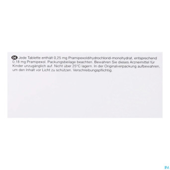 Pramipexole viatris 0,18mg comp 100