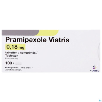 Pramipexole viatris 0,18mg comp 100