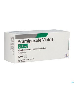 Pramipexole viatris 0,7mg tabl 100