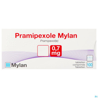Pramipexole viatris 0,7mg tabl 100