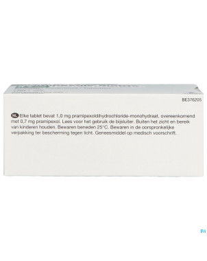 Pramipexole viatris 0,7mg tabl 100