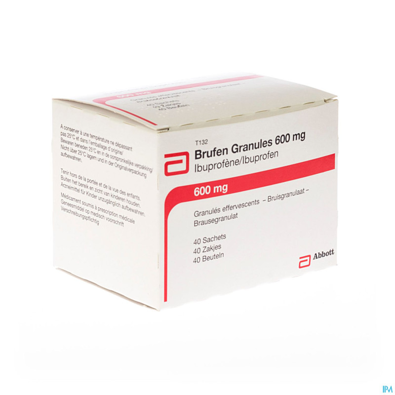 Brufen gran 600 mg sachets 40 x 600 mg