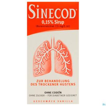 Sinecod 0,15% sirop 200ml