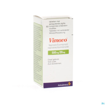 Vimovo 500 mg/20 mg comp liberat prol 60