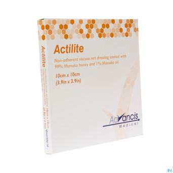 Actilite pans activon a/bact. n/adh    10x10cm 10