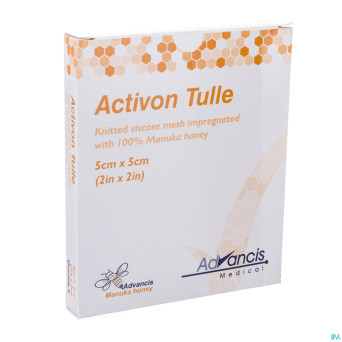 Activon tulle pans n/adh  5x 5cm  5