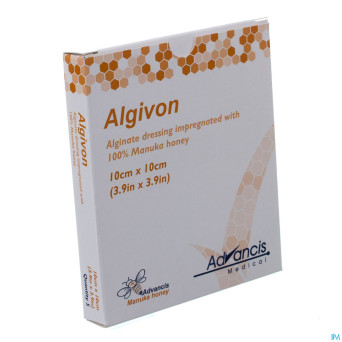 Algivon alginate miel manuka n/adh ster 10x10cm  5