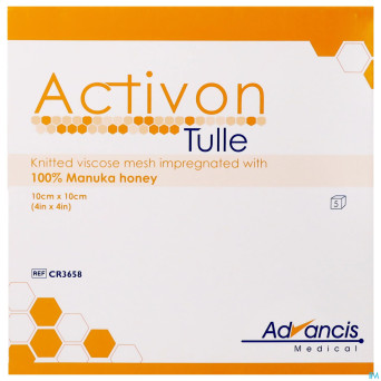Activon tulle pans n/adh  10x10cm  5