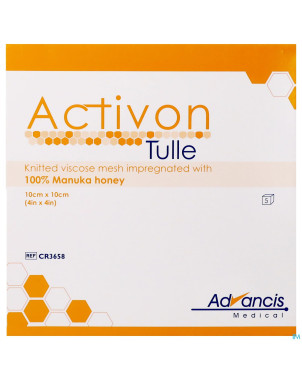 Activon tulle pans n/adh  10x10cm  5