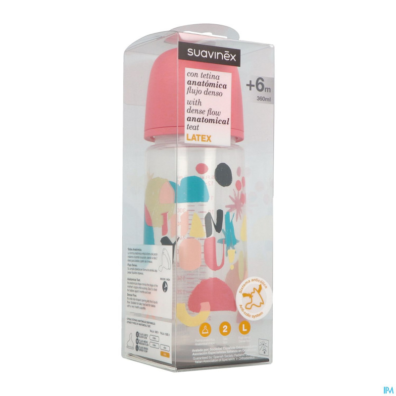 Suavinex tetine wide neck anatom. latex  2 s2-l