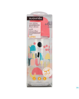 Suavinex tetine wide neck anatom. latex  2 s2-l