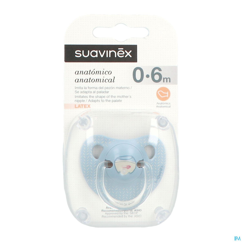 Suavinex tetine latex anatom. 0-6m
