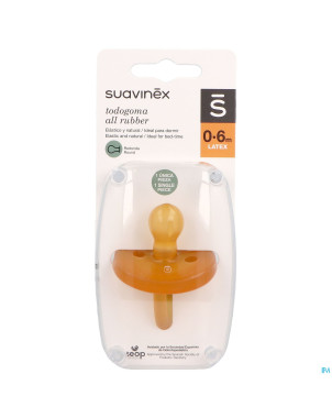 Suavinex tetine latex rond 0-6m