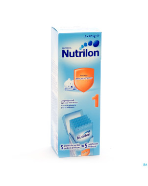 Nutrilon 1 lait nourrissons pdr trialpack 5x22,5g