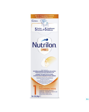 Nutrilon omneo 1 lait nourris. pdr trialpack 5x23g