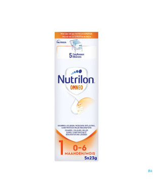 Nutrilon omneo 1 lait nourris. pdr trialpack 5x23g
