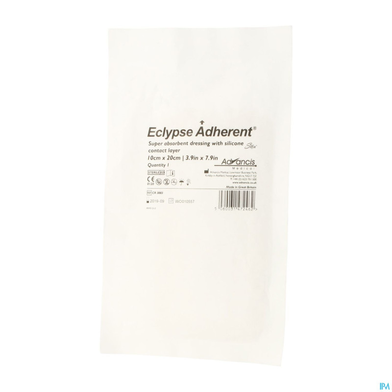 Eclypse adherent pans sil absorb.  10x20cm  1 3883