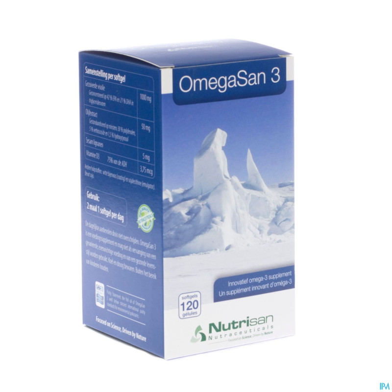 Omegasan 3    softgels 120 cfr 3493723