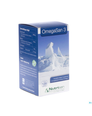 Omegasan 3    softgels 120 cfr 3493723