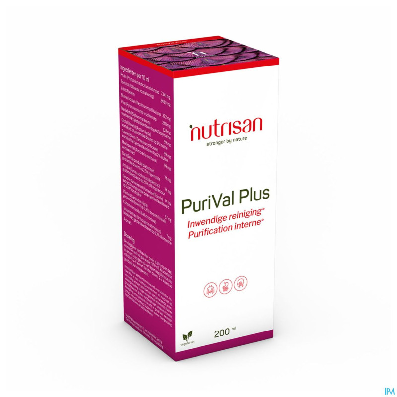 Purival plus    sirop 200ml    nutrisan