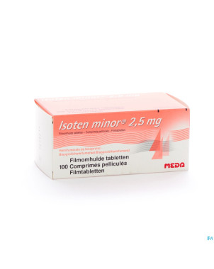 Isoten minor 2,5 mg comp 100x2,5mg