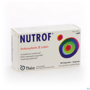Nutrof supplement alim. yeux caps 30 cfr 3068566