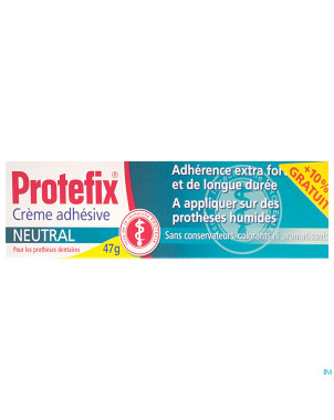 Protefix cr adh.neutral 40ml+4ml grat.6674 revogan
