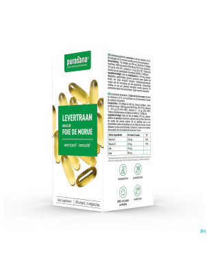 Purasana huile foie de morue caps 120