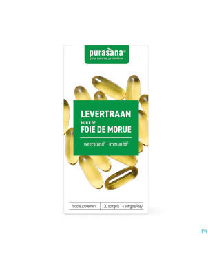 Purasana huile foie de morue caps 120