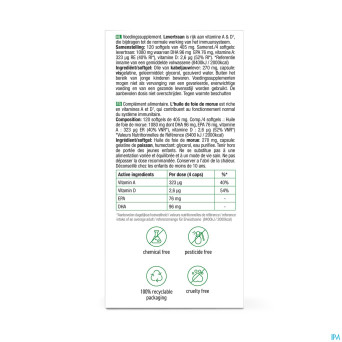 Purasana huile foie de morue caps 120