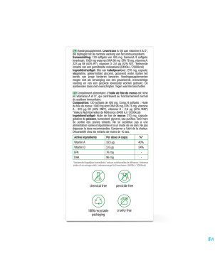 Purasana huile foie de morue caps 120