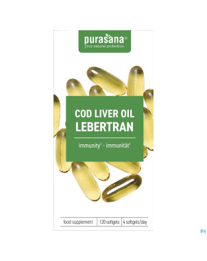 Purasana huile foie de morue caps 120