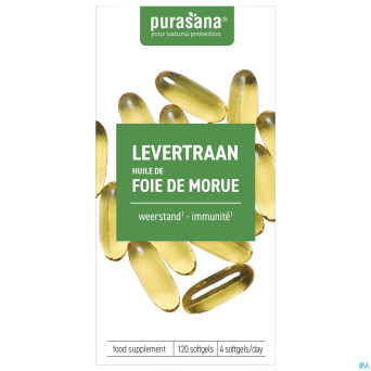 Purasana huile foie de morue caps 120