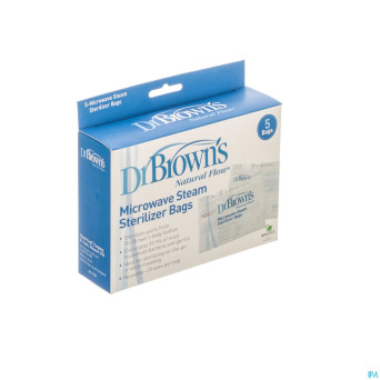 Dr brown microwave steam sterilizer bags 5   escos