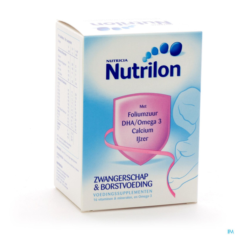 Nutrilon grossesse et allaitement 30 comp+30 gel