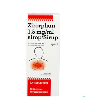 Zirorphan 7,5 mg/5 ml sir 150 ml