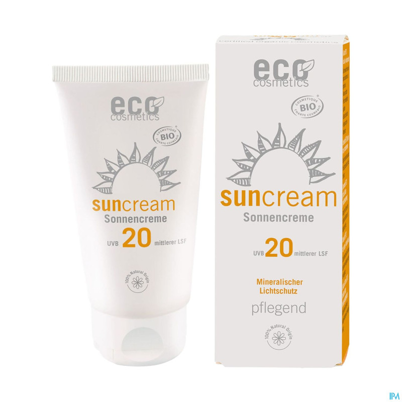 Ecocosmetics creme sol ip20 argousier-olive   75ml